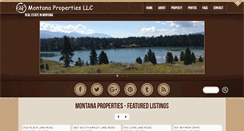 Desktop Screenshot of montanapropertiesllc.com